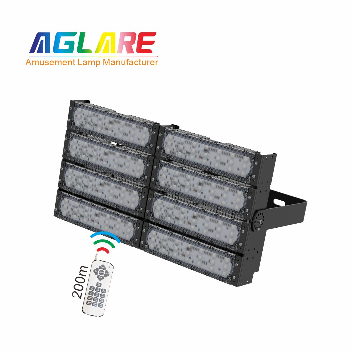 400WLED彩色投光灯泛光灯,变色户外射灯带？？？？仄