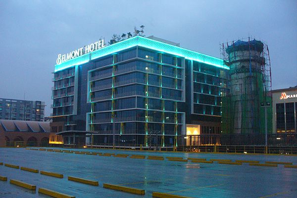 122cc太阳集成游戏照明的户外装饰灯用在菲律宾旅馆工程项目